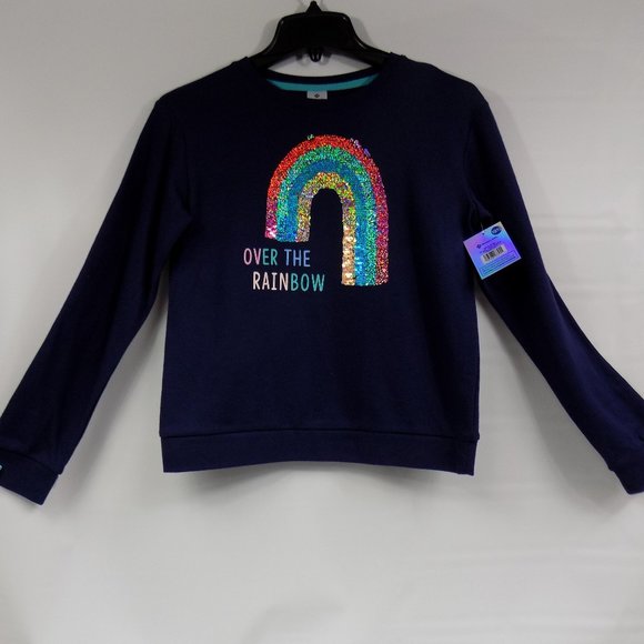 Member's Mark "Over The Rainbow" Flip Flop Embellished Pullover Size 10/12 NWT - Picture 3 of 9